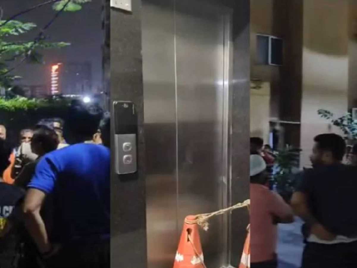 नोएडा : लिफ्ट का ब्रेक फेल, चौथी मंजिल से सीधे 25वें मंजिल पहुंची, छत को तोड़ा